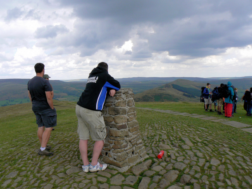 Mam Tor's summit Mam Tor's summit